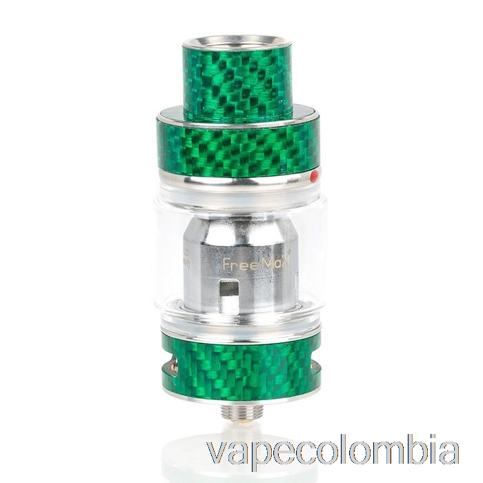 Kit Completo De Vapeo Freemax Mesh Pro Tanque Sub-ohm Fibra De Carbono Verde